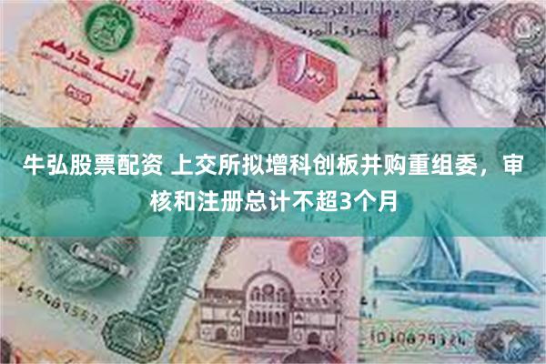 牛弘股票配资 上交所拟增科创板并购重组委，审核和注册总计不超3个月