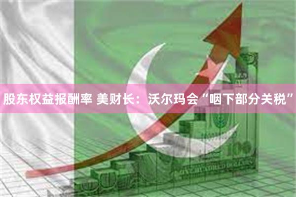 股东权益报酬率 美财长：沃尔玛会“咽下部分关税”